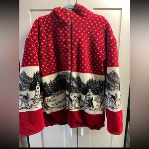 Denali Thick Fleece Jacket- Sled Theme